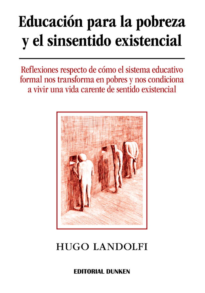 Tapa de Educación para la pobreza y el sinsentido existencial